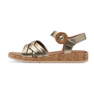 Tamaris Stylish Sandal for Women - female - Tamaris - Flat Sandals - Brown - 6 UK - Shoes