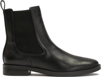 Kazar Zwarte leren slippers - Dames - Chelseaboots - Zwart - 36 EU - Leer - Schoenen