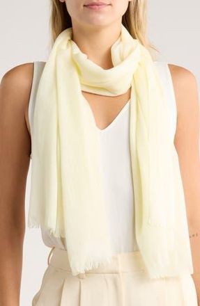 Nordstrom Rack Eyelash Wrap Scarf in Ivory at Nordstrom Rack