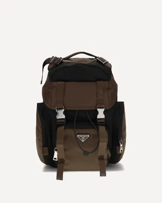 Prada Zaino in Re-Nylon e pelle Man UNI