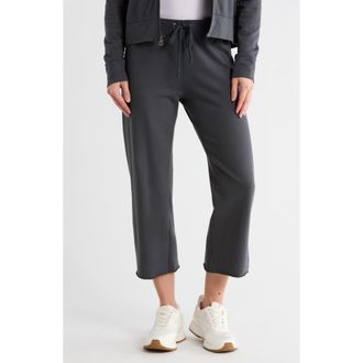 James Perse French Terry Raw Edge Sweatpants in Blue Noir at Nordstrom Rack, Size 0