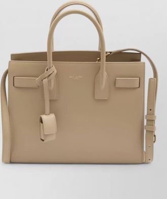 Saint Laurent sac de jour baby leather tote bag