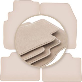 OEM Alfombrillas Premium Beige Para: Nissan Primera P10 Familiar, Liftback, Sed&aacute;n 1990-1998