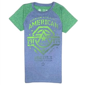 American Fighter Mens New Mexico Tee In Cadet Blue