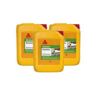 Sika Sika - Juego De 3 Retardadores De Hormig&oacute;n Cem Retardador - 5l