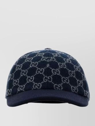 Gucci wool baseball cap curved brim design