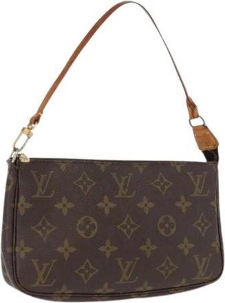 Louis Vuitton Pre-owned Shoulder Bags, female, Brown, Size: ONE SIZE Pre-owned Vintage Shoulder Bag