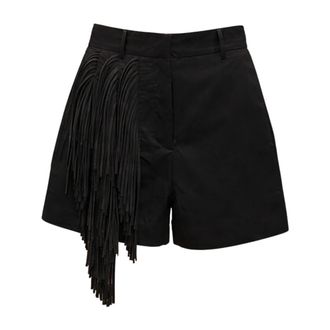 Erika Cavallini Semi Couture Short Shorts, female, Black, Size: M High-Waist Tailored Shorts