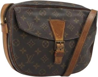 Louis Vuitton Tweedehands Canvas Louis Vuitton tassen - Dames - Vintage Schoudertas - Bruin - ONE Size - Vintage