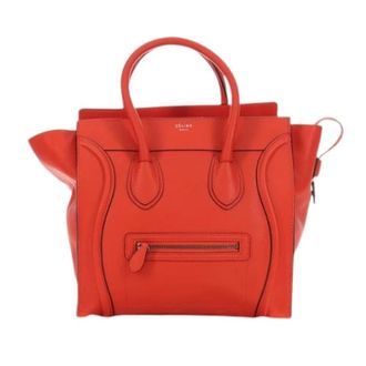 Celine Pre-owned Handbags, female, Orange, Size: ONE SIZE Pre-owned Vintage Hand Bag