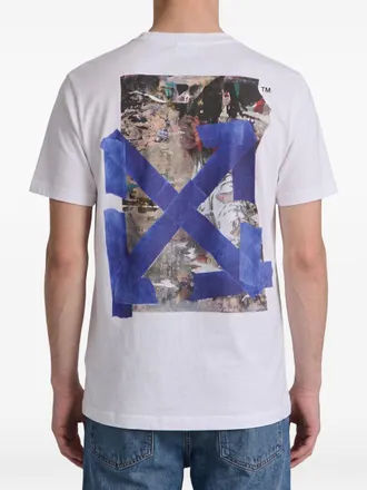 Off-white Logo-Embroidered T-Shirt - White