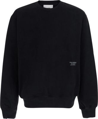 Pas Normal Studios Off-Race Sweatshirt - Heren - Sweatshirts - Zwart - M - Katoen - Hoodies & sweatvesten