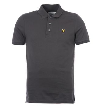 Lyle & Scott effen poloshirt in grijs