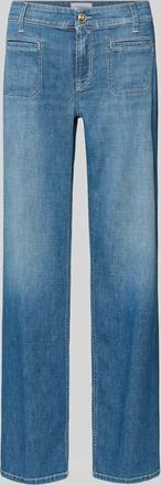 Cambio Cambio Wide Leg Jeans aus Baumwoll-Mix Modell TESS in Jeansblau, Gr&ouml;&szlig;e 44