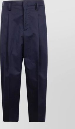 Jil Sander tailored pleated shorts belt loops side pockets