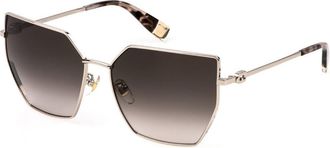 Furla SFU786 0A39 Womens Sunglasses Gold Size 61