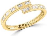 Effy 14K Gold Plated Sterling Silver Diamond Band Ring at Nordstrom Rack, Size 7