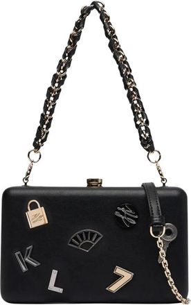 Karl Lagerfeld K/Soir&eacute;e Minaudi&egrave;re Pins - Bags - Mujer - Negro - ONE SIZE