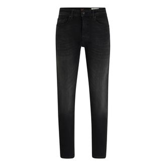 HUGO BOSS Heren, Jeans, Grijs, Maat: W33 L32 Katoen