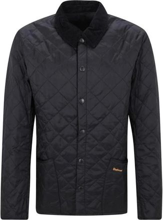 Barbour Jassen, Heren, Blauw, 2Xl, Gewatteerde Heritage Jas