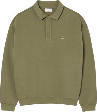 Lacoste Heren Piqué Los Sweatshirt (Groen)