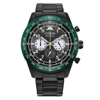 Citizen Mens Eco-drive Black Dial Watch