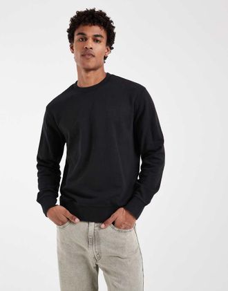 Levi's felpa con logo originale nera-Nero