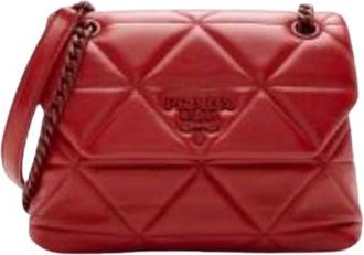 Prada Small Red Nappa Leather Spectrum Shoulder Bag