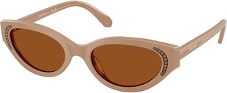 Swarovski SK6030 106173 Womens Sunglasses Brown Size 52