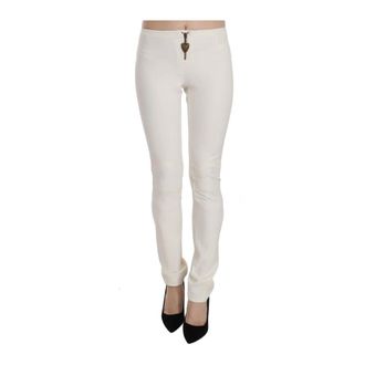 Just Cavalli Slim-fit Trousers, female, White, S, White Skinny Dress Trousers