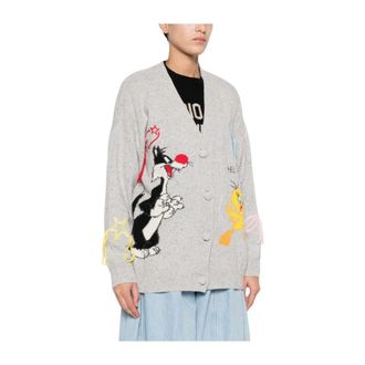 MC2 Saint Barth Dames, Truien, Grijs, Maat: Xs/S Wol