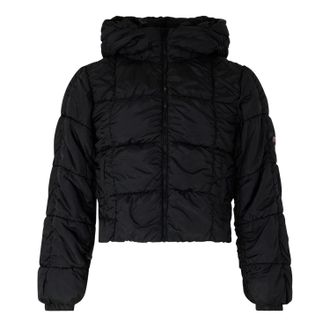 Diesel Dames/Dames Korte Pufferjas met Capuchon (Kaviaar)