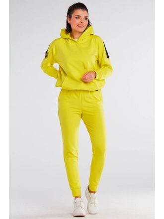 OEM Pantalones Deportivos De Algod&oacute;n Con Bolsillos, Amarillos, Talla L/xl