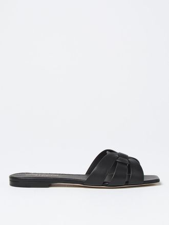 Saint Laurent Sandalo flat Tribute in pelle Saint Laurent