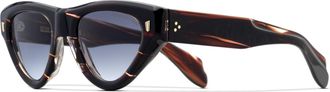 Cutler and Gross Blue Cat Eye Ladies Sunglasses CGSN992650 002 50