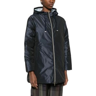 Herno Parkas, female, Blue, Size: 3XL A-shape Jacket