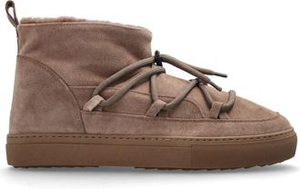 INUIKII Klassieke Lage Snowboots - Heren - Winterlaarzen - Bruin - 36 EU - Wol - Schoenen