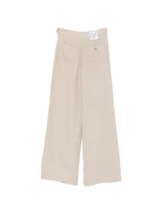 Emporio Armani Linen Trousers - Beige