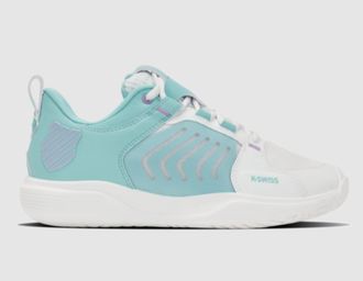 K-Swiss Womens Ultrashot 3 Tennis Shoe In Brilliant White/angel Blue