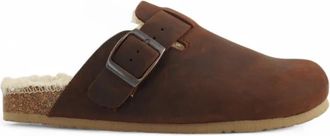 Colors Of California Sabot Sandal - Heren - Slip ons - Bruin - 41 EU - Leer - Schoenen