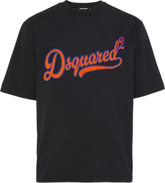 Dsquared2 T-shirt con applicazione Sponge - Nero