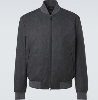 Canali Wool bomber jacket