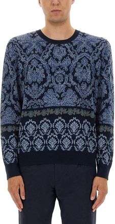 Etro Cotton Jacquard Knit-Uomo