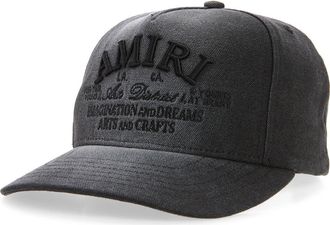 Amiri Arts District Snapback Baseball Cap in Black at Nordstrom