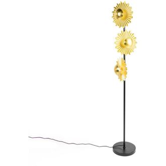 Lindby Lámpara de pie Senmia en Dorado Metal - Lindby