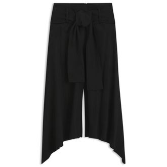 BOSS Relaxed-fit trousers in wool-blend gabardine