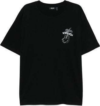 Five CM graphic-print T-shirt - men - Cotton - S - Black