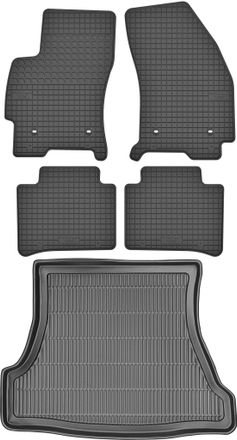 OEM Juego De Alfombrillas De Goma Para Coche Y Alfombrilla Para Maletero Para Ford Mondeo Mk3 Hatchback/sed&aacute;n (2000-2008)