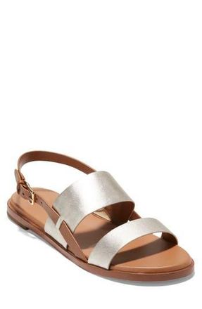 Cole Haan Flynn Flat Sandal in Soft Gold at Nordstrom Rack, Size 10.5