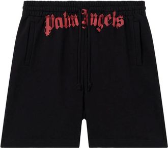 Palm Angels Waist Logo Sweat Shorts